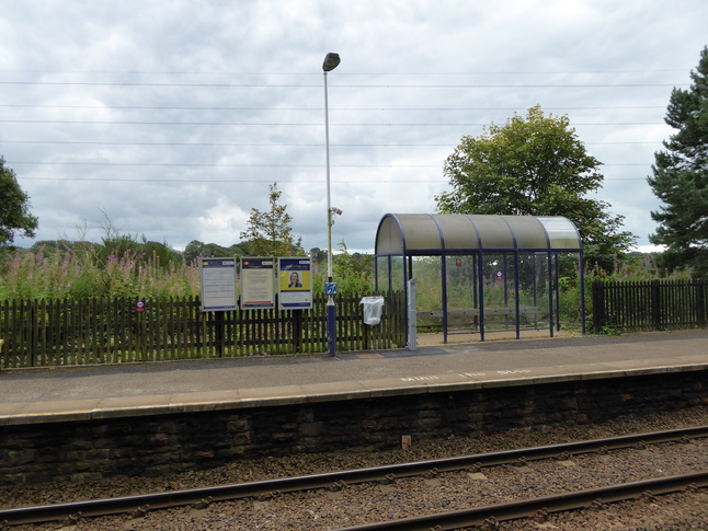 Brampton platform 2 shelter