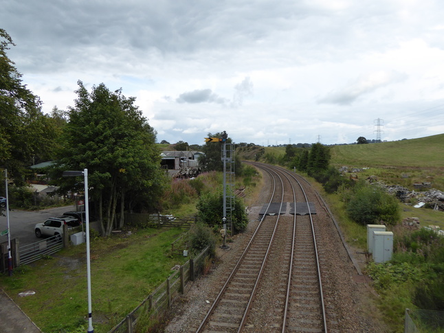 Brampton looking east from
the footbridge