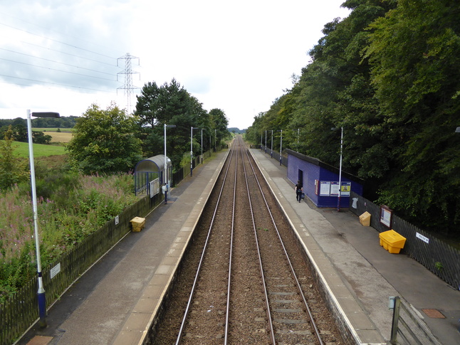 Brampton looking west from
the footbridge