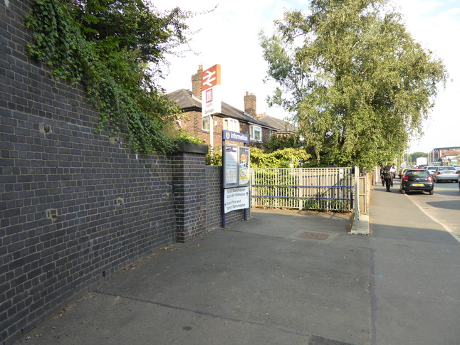 Burnage platform 2 Fog Lane entrance