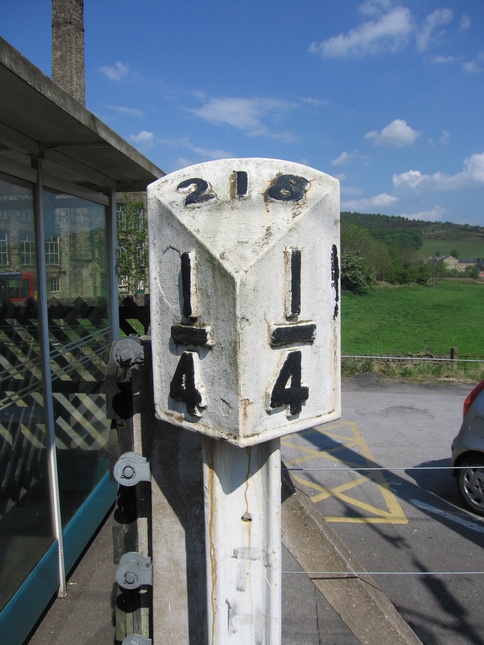 Cononley milepost