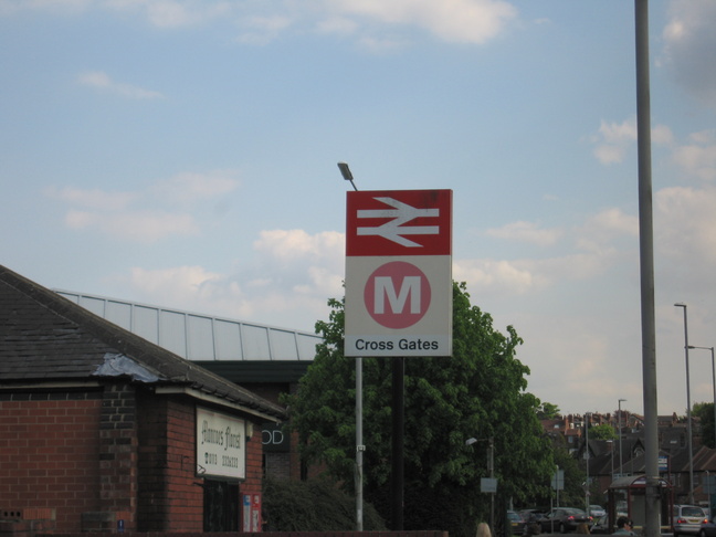 Cross Gates sign