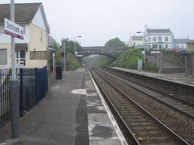 Dockyard platform 2 looking south