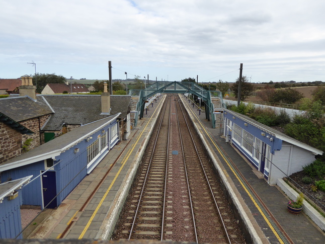 Drem looking east from the bridge