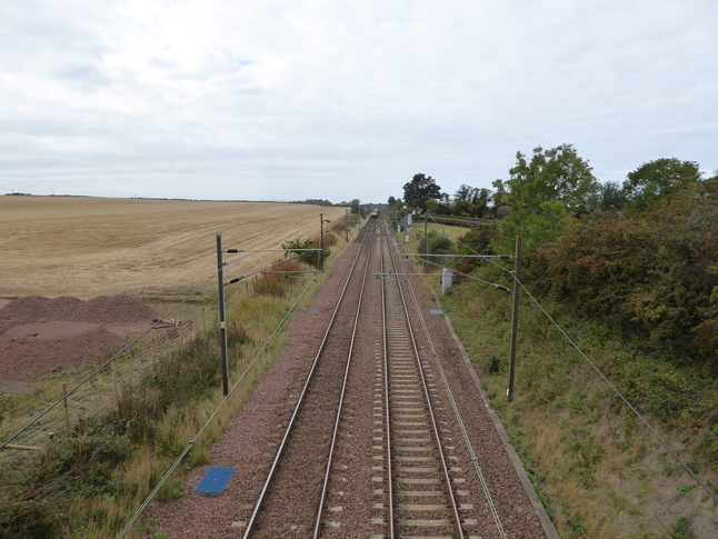 Drem looking west from the bridge