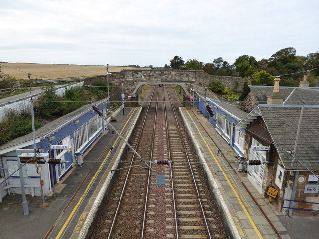 Drem looking west from footbridge