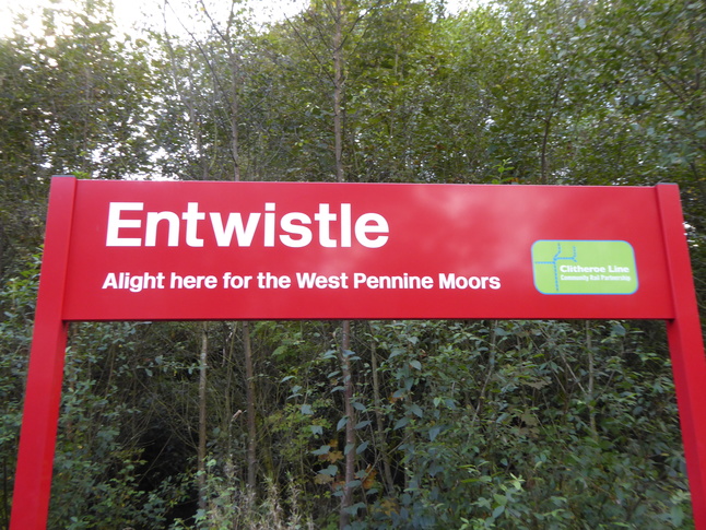 Entwistle - alight here for the West Pennine Moors