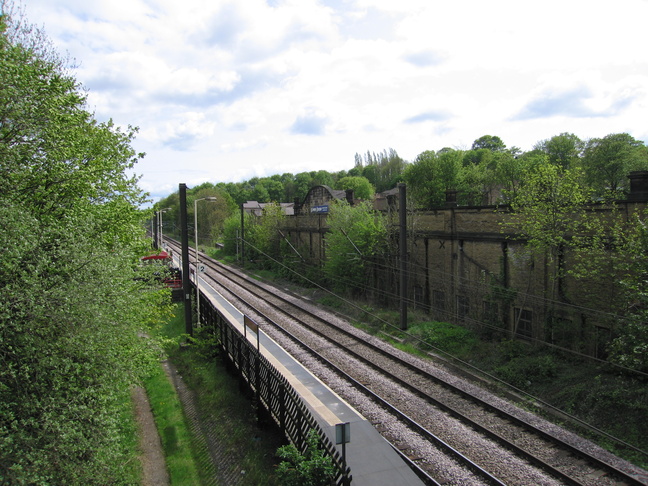 Frizinghall looking south
from road bridge