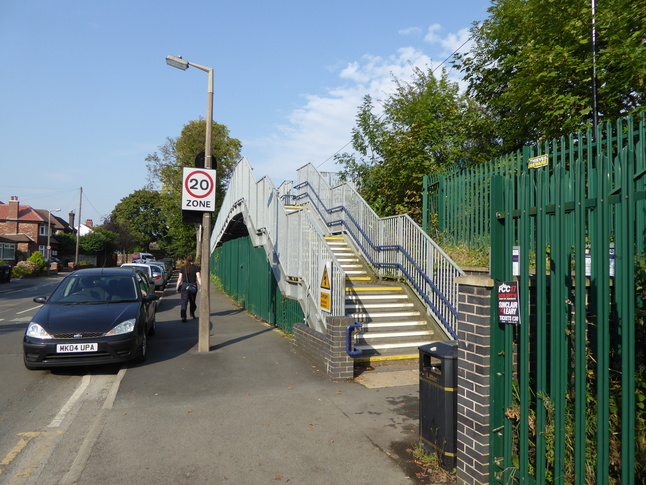 Gatley platform 1 entrance