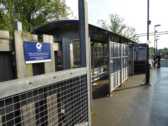Gatley platform 2 shelter