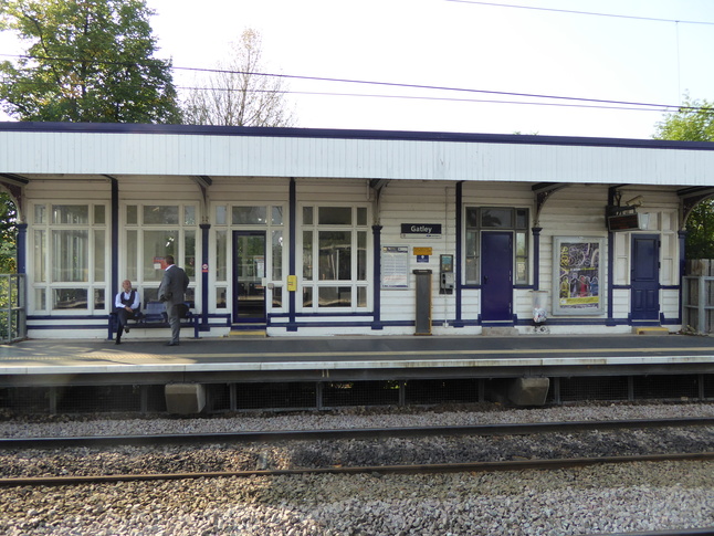 Gatley station building rear