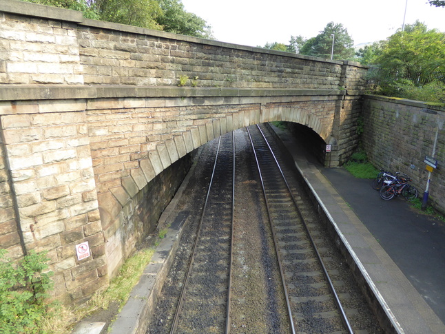 Greenfield looking east from footbridge