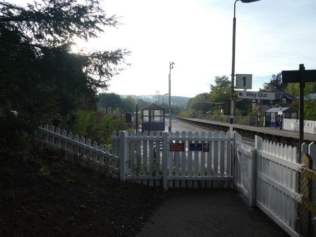 Grindleford platform 1 entrance