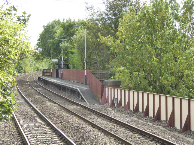Hall-i'-th'-Wood platform 2 seen from platform 1