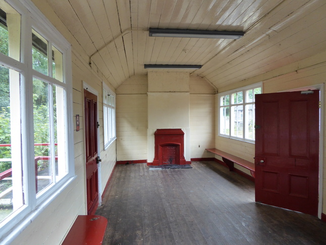 Haltwhistle inside the shelter