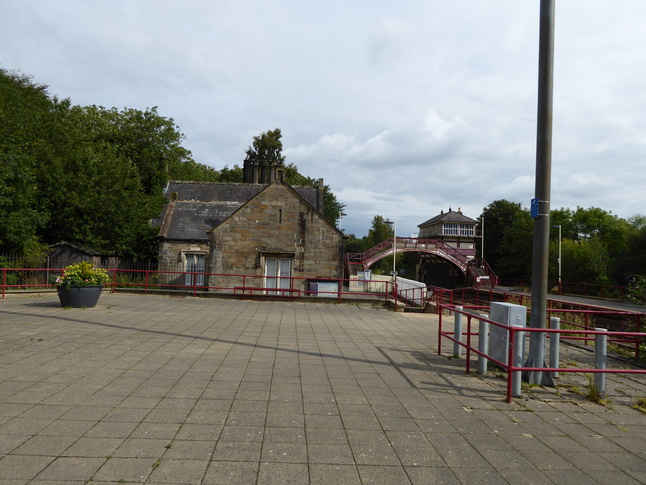 Haltwhistle plaza looking east