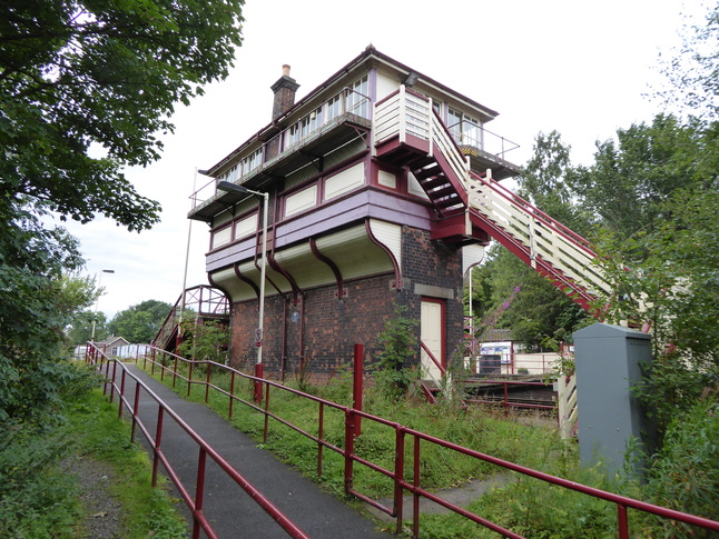 Haltwhistle signalbox rear