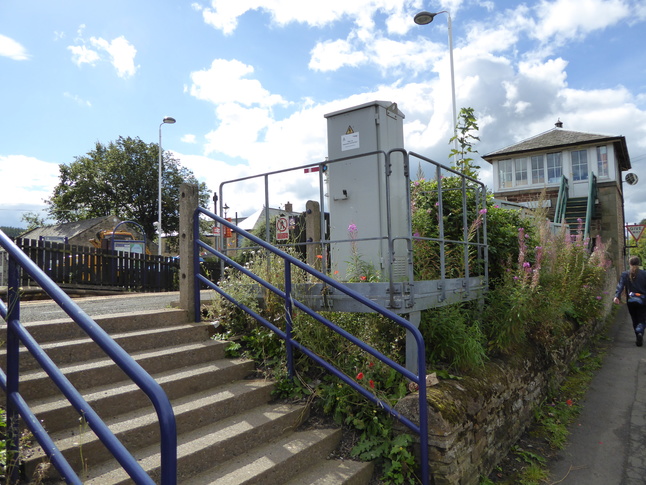 Haydon Bridge platform 1 steps