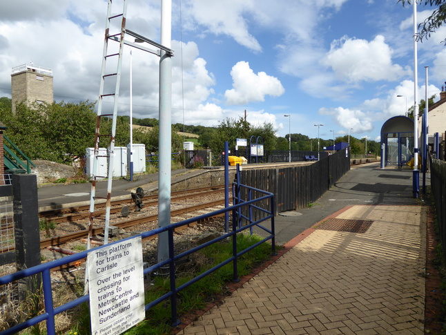 Haydon Bridge platform 2 ramp