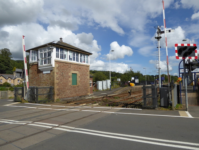 Haydon Bridge looking east
from level crossing