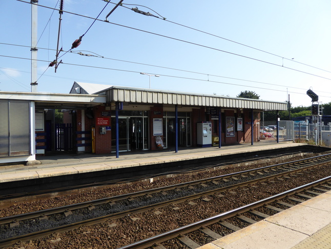 Hazel Grove platform 1 seen from platform 2