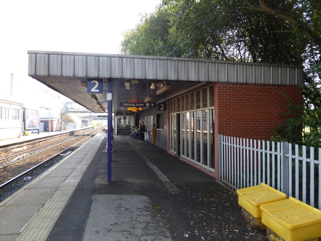 Hazel Grove platform 2 canopy