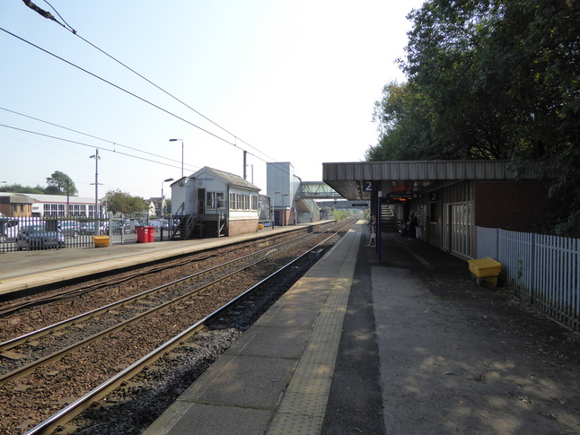 Hazel Grove platform 2 looking east
