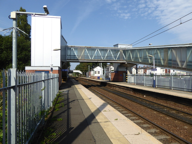 Hazel Grove platform 2 looking west
