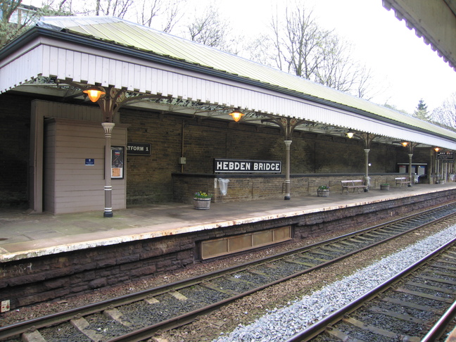 Hebden Bridge platform 1 seen
from platform 2