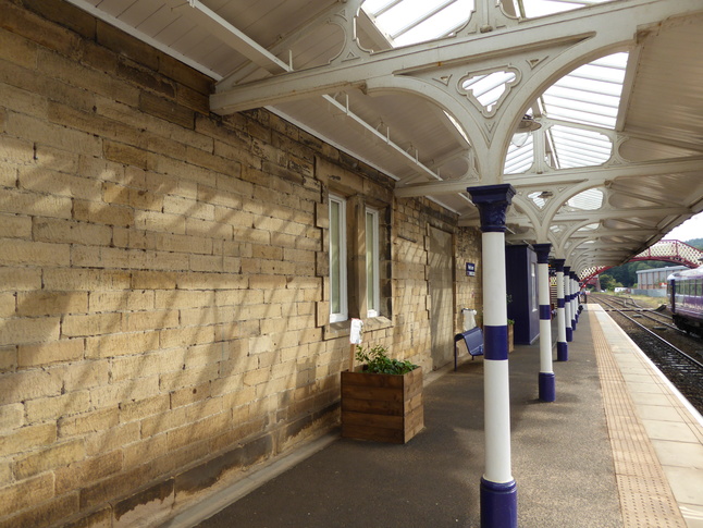 Hexham platform 1 under canopy
