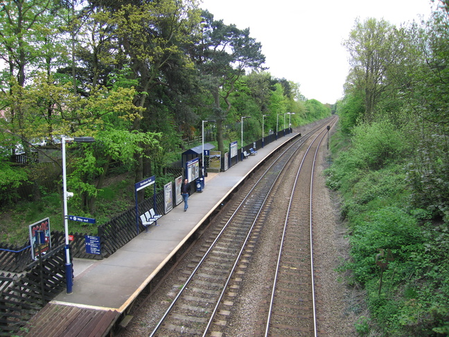 Hornbeam Park platform 1
seen from bridge