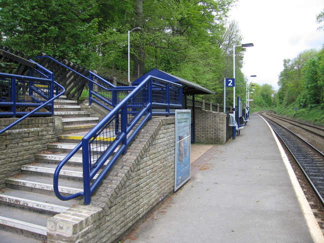 Hornbeam Park platform 2 steps