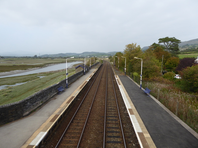 Kirkby-in-Furness looking
north from footbridge