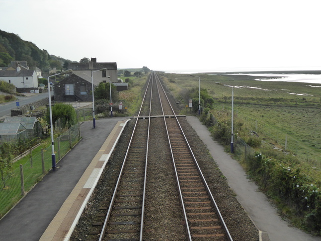 Kirkby-in-Furness looking
south from footbridge