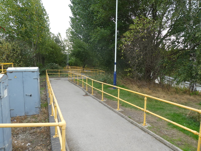 Mexborough platform 1 ramp