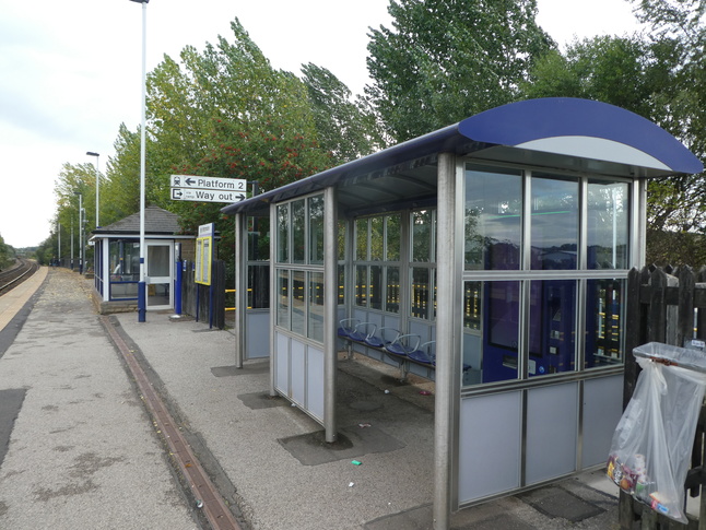 Mexborough platform 1 shelters