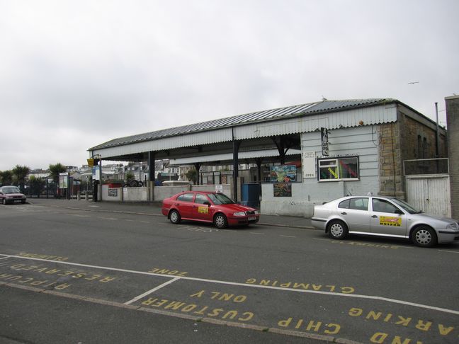 Newquay station side