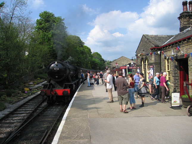 Oxenhope platform looking north