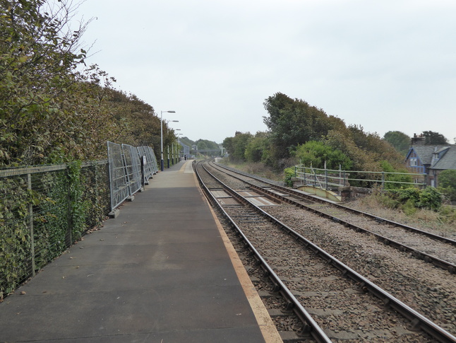 Ravenglass platforms looking
south