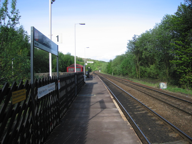 Slaithwaite platform 1 looking east