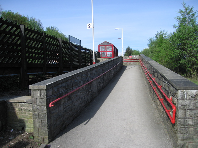 Slaithwaite platform 2
entrance