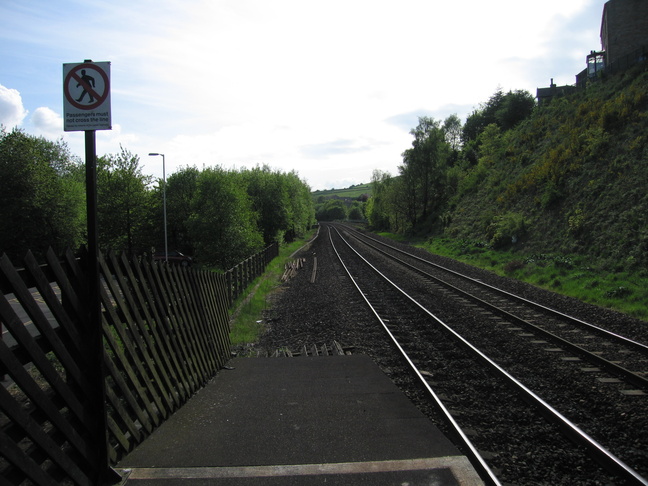 Slaithwaite platform 2 looking west