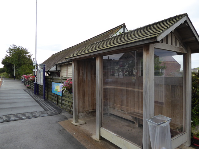 St Bees platform 1 shelter