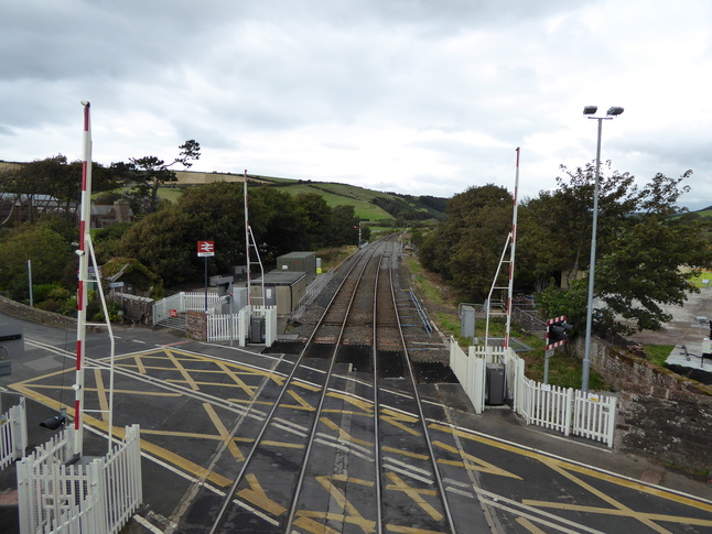 St Bees looking north from the
footbridge