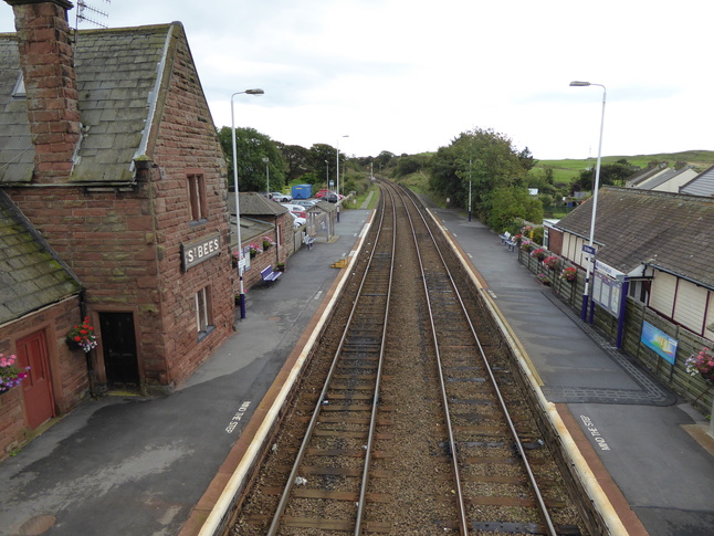 St Bees looking south from the
footbridge