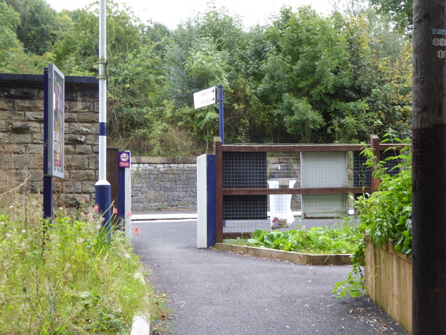 Strines platform 1 entrance