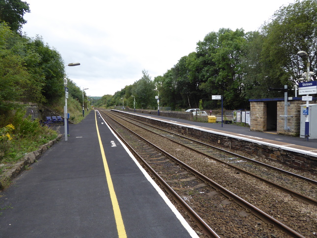 Strines platform 2 looking south