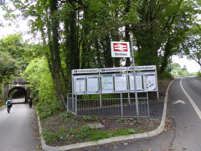 Strines information boards