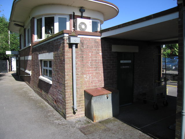 Templecombe signalbox rear