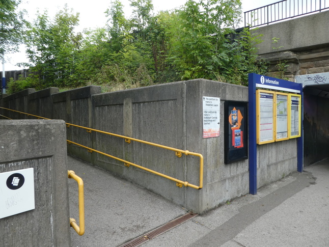 Thurnscoe platform 1 entrance